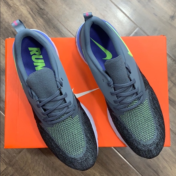 NIKE ODYSSEY REACT 2 FLYKNIT armory blue/lime blas - Picture 12 of 16